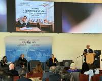 Ambassador Hassan Soroosh delivered remarks at the opening of a one-day conference "Envisioning Afghanistan’s Future"