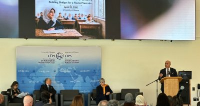 Ambassador Hassan Soroosh delivered remarks at the opening of a one-day conference "Envisioning Afghanistan’s Future"