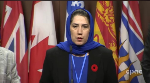 Ambassador Hassan Soroosh participated and spoke in the Afghanistan-Canada Dialogue on Media Censorship under the Taliban
