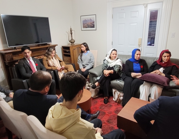 Ambassador Hassan Soroosh participated and spoke in the Afghanistan-Canada Dialogue on Media Censorship under the Taliban