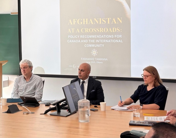 AMBASSADOR SOROOSH PARTICIPATED AND SPOKE AT A POLICY PAPER LAUNCH EVENT HOSTED BY THE UNIVERSITY OT OTTAWA