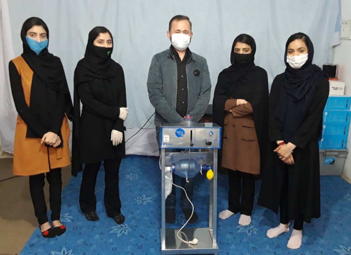 The Afghan Girls Robotic Team Build Ventilator