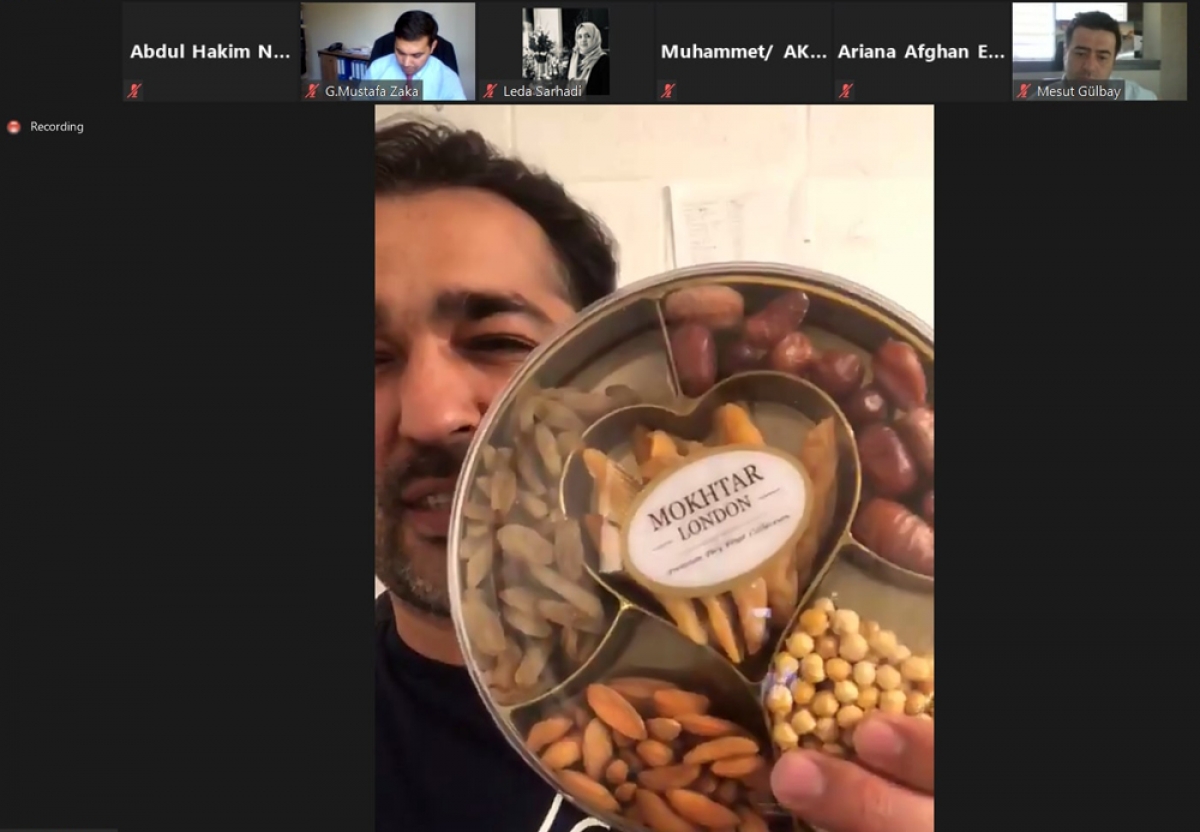 The Embassy Commercial Attaché Participates in a Virtual Business to Business Meeting Organize by the Ministry of Industry and Commence of Afghanistan