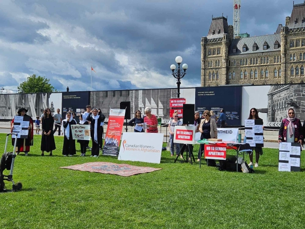 AMBASSADOR SOROOSH PARTICIPATED AND SPOKE AT THE RALLY AGAINST GENDER APARTHEID