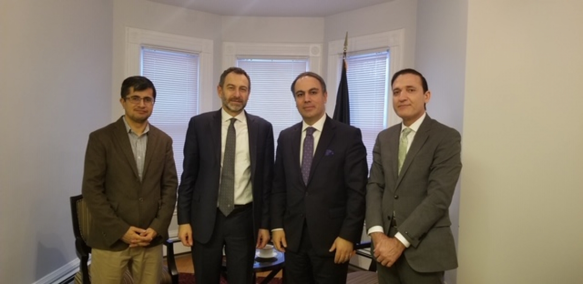 Ambassador Hassan Soroosh Meets with the UN Secretary General&#039;s Deputy Special Representative for Afghanistan