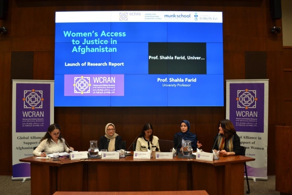 AMBASSADOR SOROOSH  PARTICIPATED IN &ldquo;Women&rsquo;s Access to Justice in Afghanistan,&rdquo; EVENT