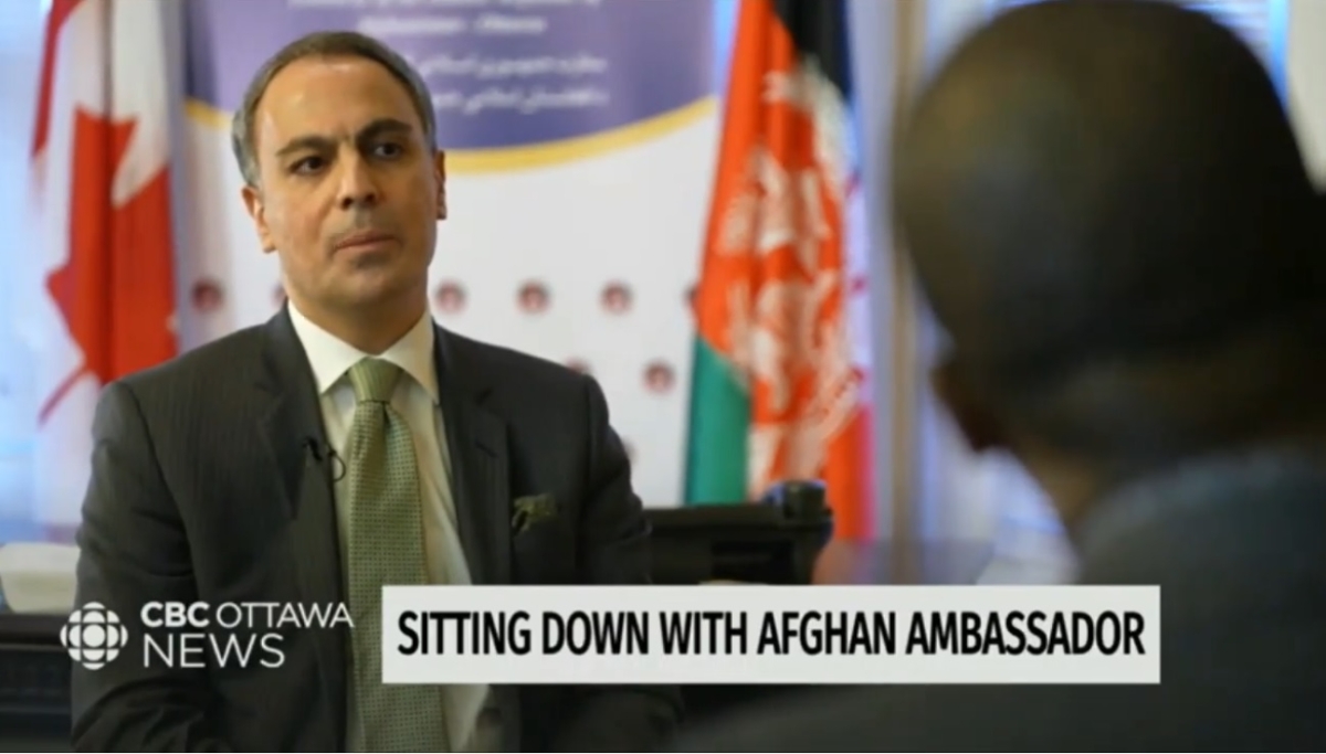 AMBASSADOR HASSAN DISCUSSES THE CURRENT SITUATION IN AFGHANISTAN WITH CBC