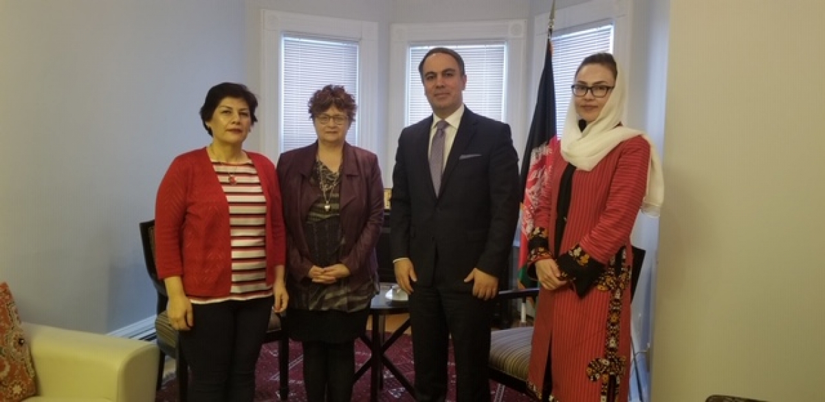 Ambassador Hassan Soroosh Meets with  Co-chairs of the Canadian Women for Women in Afghanistan