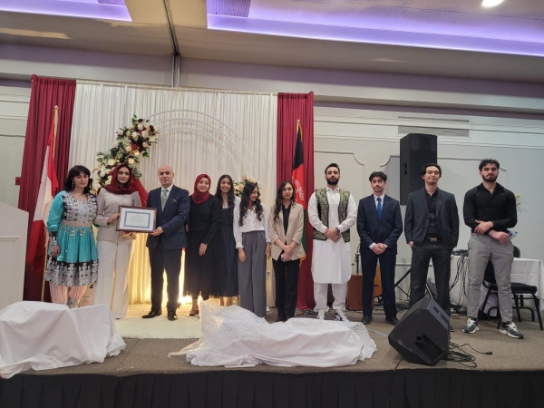 AMBASSADOR SOROOSH PARTICIPATED AND SPOKE IN THE AFGHANISTAN WINTER RELIEF EVENT CO-HOSTED BY THE CARLETON AFGHAN STUDENT ASSOCIATION