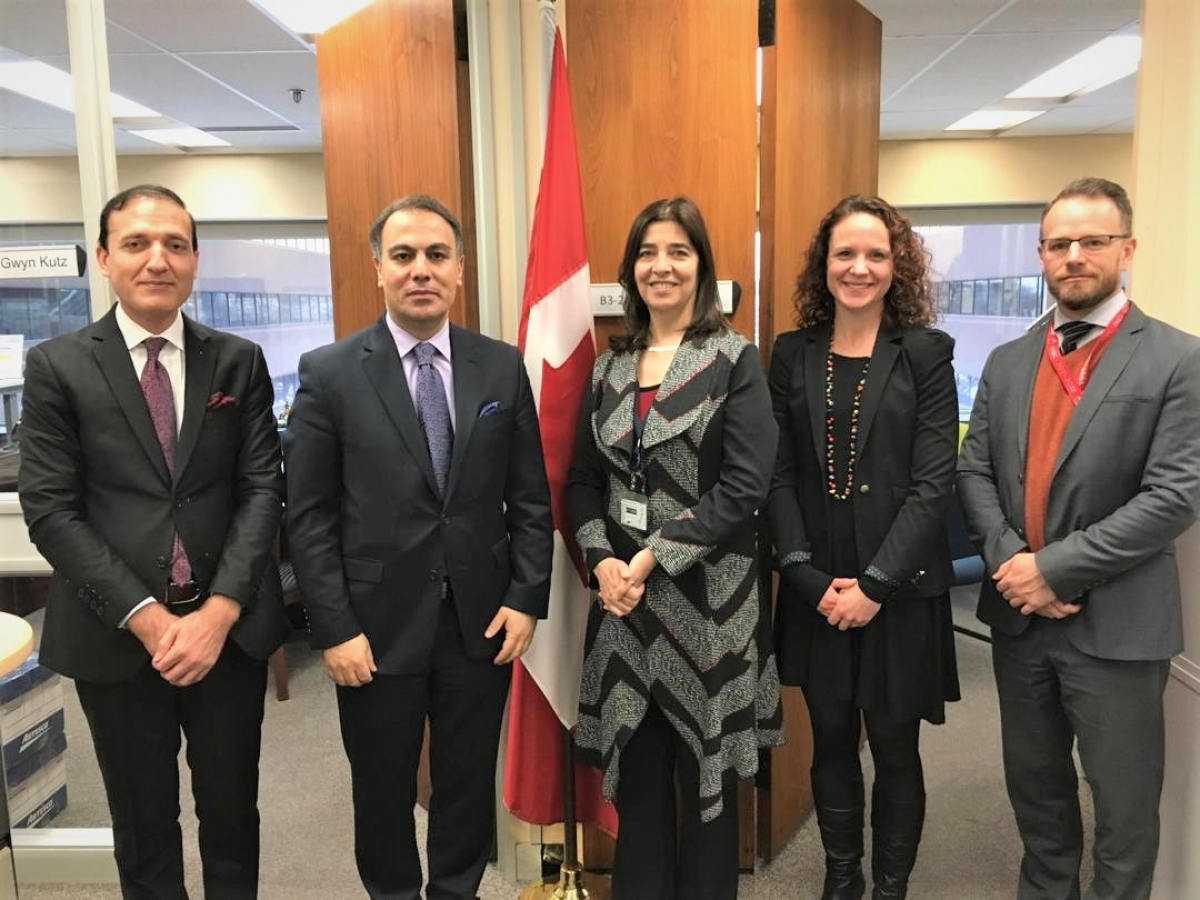 Ambassador Soroosh Meets with Ms. Gwyn Kutz, Director General for Peace and Stabilization Operations Program, Global Affairs Canada