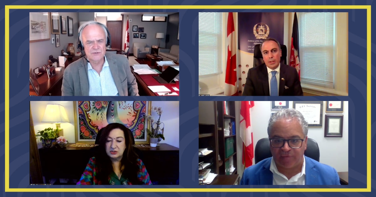 Ambassador Soroosh Speaks in a Special Virtual Session About Current Situation in Afghanistan