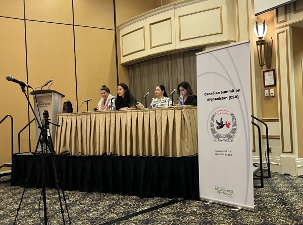 AMBASSADOR HASSAN SOROOSH PARTICIPATED AND SPOKE IN A PANEL ON RESETTLEMENT EFFORTS AS PART OF THE CANADIAN SUMMIT ON AFGHANISTAN