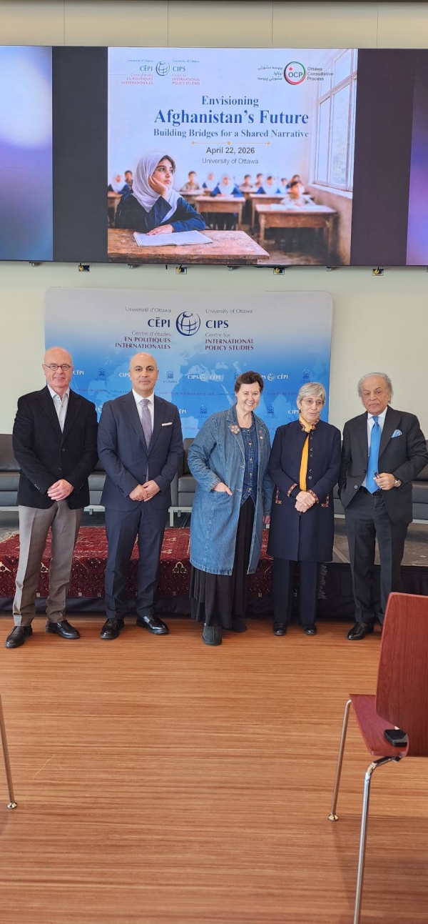 Ambassador Hassan Soroosh delivered remarks at the opening of a one-day conference "Envisioning Afghanistan&rsquo;s Future"