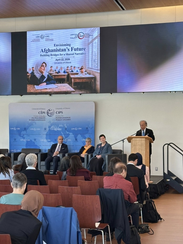 Ambassador Hassan Soroosh delivered remarks at the opening of a one-day conference "Envisioning Afghanistan&rsquo;s Future"