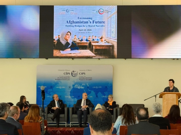 Ambassador Hassan Soroosh delivered remarks at the opening of a one-day conference "Envisioning Afghanistan&rsquo;s Future"