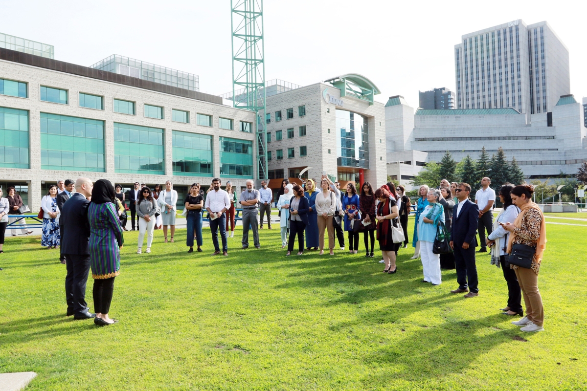FLAG RAISING CEREMONY ON THE RESTORATION OF AFGHANISTAN'S INDEPENDANCE