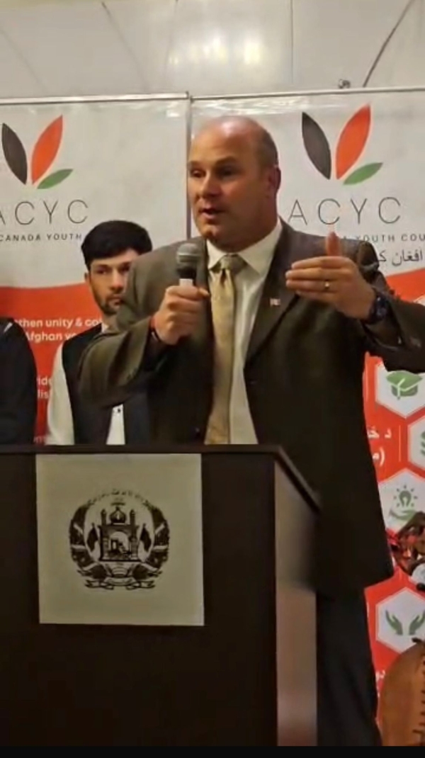 Ambassador Hassan Soroosh participated in an Eid celebration event organized by the Afghan Canadian Youth Council (ACYC) in Ottawa