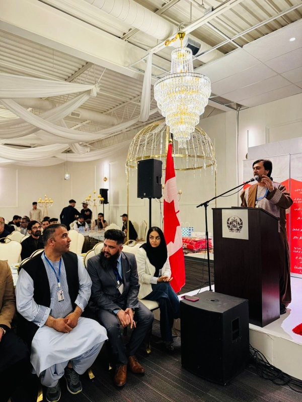 Ambassador Hassan Soroosh participated in an Eid celebration event organized by the Afghan Canadian Youth Council (ACYC) in Ottawa