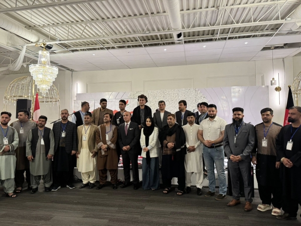Ambassador Hassan Soroosh participated in an Eid celebration event organized by the Afghan Canadian Youth Council (ACYC) in Ottawa