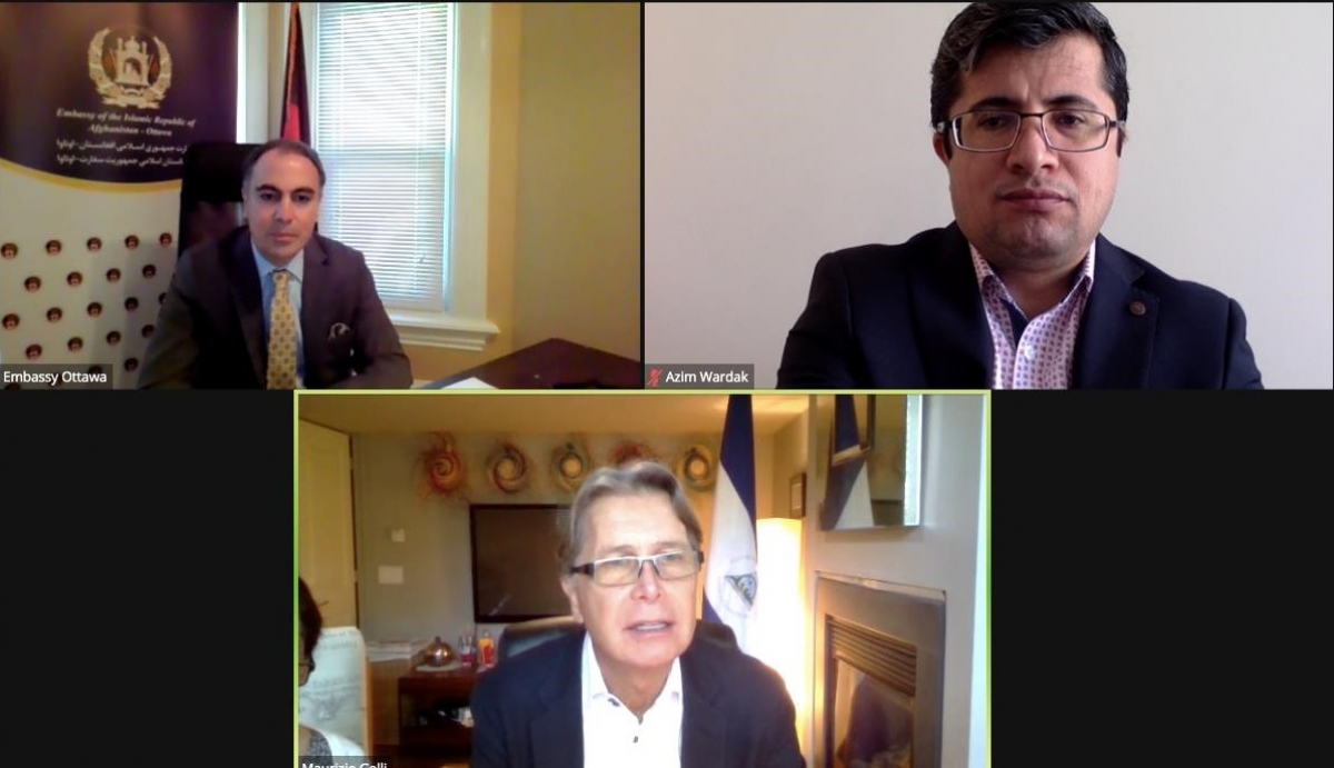 Ambassador Soroosh Meets Virtually with the Ambassador of the Republic Nicaragua to Canada