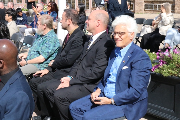 Flag Raising Ceremony to mark the 106th Anniversary of the Restoration of Afghanistan&rsquo;s Independence and to stand in solidarity with the courageous women and girls of Afghanistan