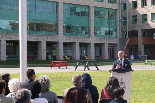 Flag Raising Ceremony to mark the 106th Anniversary of the Restoration of Afghanistan&rsquo;s Independence and to stand in solidarity with the courageous women and girls of Afghanistan