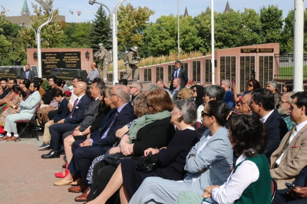 Flag Raising Ceremony to mark the 106th Anniversary of the Restoration of Afghanistan’s Independence and to stand in solidarity with the courageous women and girls of Afghanistan