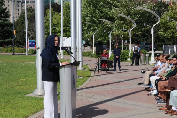Flag Raising Ceremony to mark the 106th Anniversary of the Restoration of Afghanistan&rsquo;s Independence and to stand in solidarity with the courageous women and girls of Afghanistan