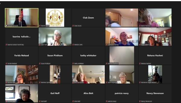 AMBASSADOR HASSAN SOROOSH PARTICIPATED AS A SPEAKER IN A VIRTUAL EVENT, ORGANIZED BY THE (UWHAW)