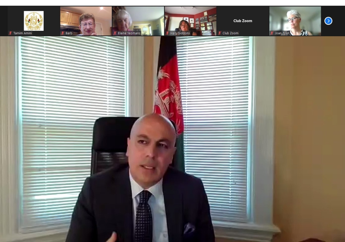 AMBASSADOR HASSAN SOROOSH PARTICIPATED AS A SPEAKER IN A VIRTUAL EVENT, ORGANIZED BY THE (UWHAW)