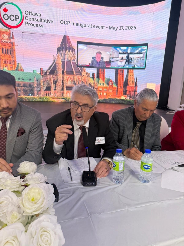 AMBASSADOR SOROOSH PARTICIPATED AND SPOKE IN THE INAUGURAL EVENT OF THE OTTAWA CONSULTATIVE PROCESS (OCP)