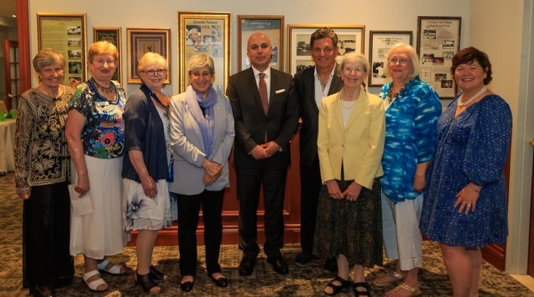 Ambassador Soroosh attended the Dinner for Hope, an annual fundraising event organized by CFUW-Ottawa and University Women Helping Afghan Women