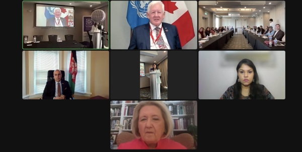 AMBASSADOR SOROOSH SPOKE IN THE OPENING SESSION OF A HYBRID EVENT "GLOBAL ALLIANCE IN SUPPORT OF AFGHANISTAN WOMEN"