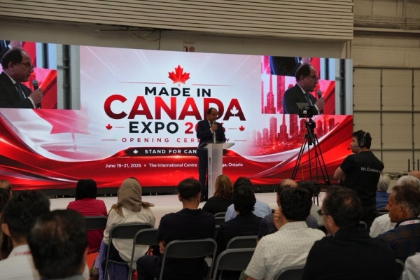 AMBASSADOR SOROOSH PARTICIPATED AND SPOKE AT THE MADE IN CANADA EXPO