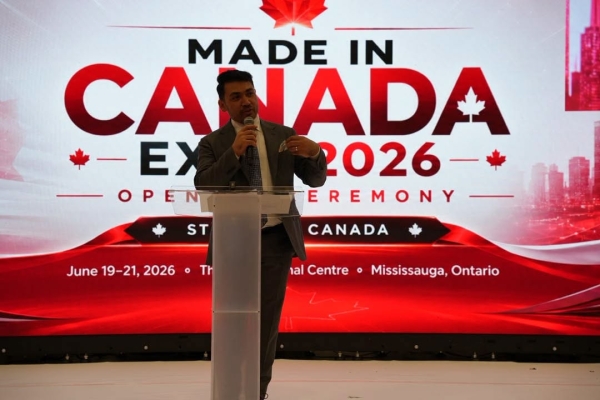 AMBASSADOR SOROOSH PARTICIPATED AND SPOKE AT THE MADE IN CANADA EXPO