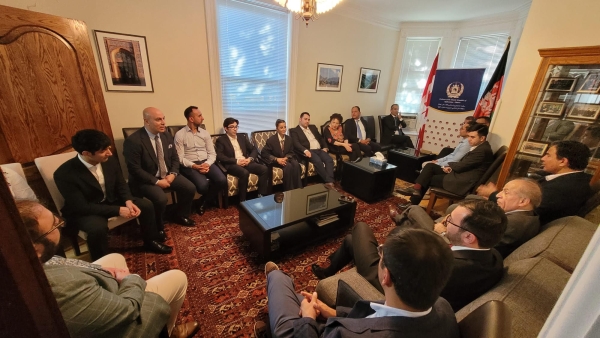 Ambassador Hassan Soroosh participated in a conference on Afghanistan in Parliament organized by the Afghanistan Young Leaders Organization (AYLO)