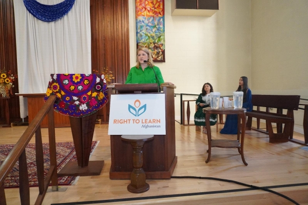 Ambassador Hassan Soroosh participated and spoke in an event which was organized by the Ottawa Chapter of the Right to Learn Afghanistan