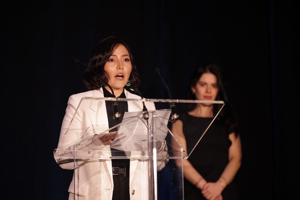 THE EMBASSY CONGRATULATES ZAHRA NADER, AN AFGHAN-CANADIAN JOURNALIST AND FOUNDER OF ZAN TIMES, ON WINNING COALITION FOR WOMEN IN JOURNALISM (CFWIJ) KATHY GANNON LEGACY AWARD