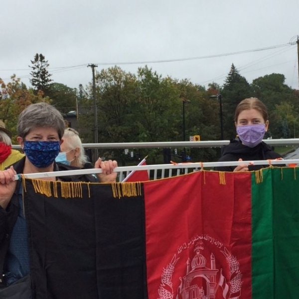 Message of Gratitude to the University Women Helping Afghan Women for Organizing the Afghan Women walk in Ottawa