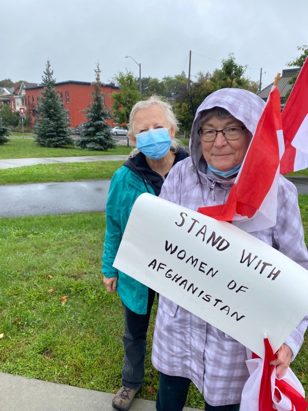 Message of Gratitude to the University Women Helping Afghan Women for Organizing the Afghan Women walk in Ottawa