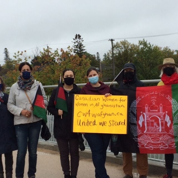 Message of Gratitude to the University Women Helping Afghan Women for Organizing the Afghan Women walk in Ottawa