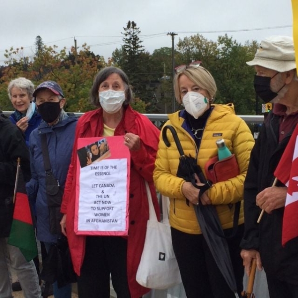 Message of Gratitude to the University Women Helping Afghan Women for Organizing the Afghan Women walk in Ottawa