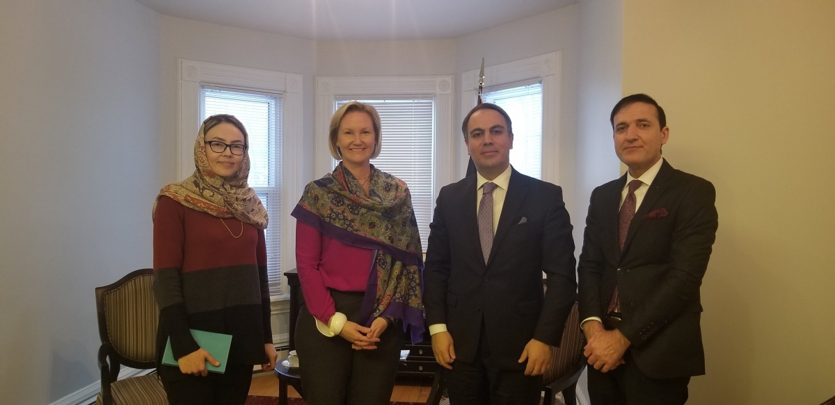Ambassador Hassan Soroosh Meets with the New Secretary General of the Global Center for Pluralism