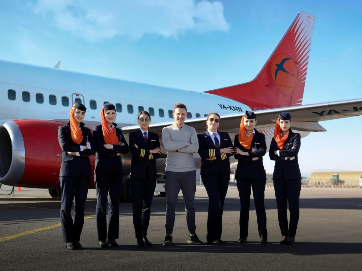 The First Flight by a Female Crew Takes Place in Afghanistan
