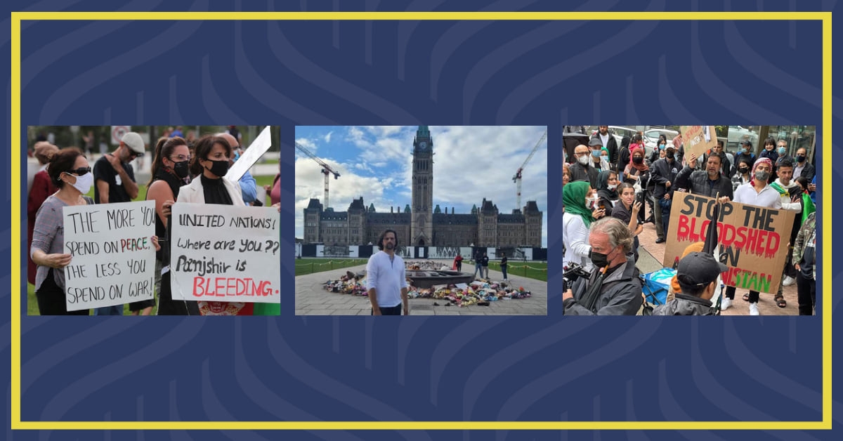 Afghan Diaspora Community in Canada Continue Their Protests