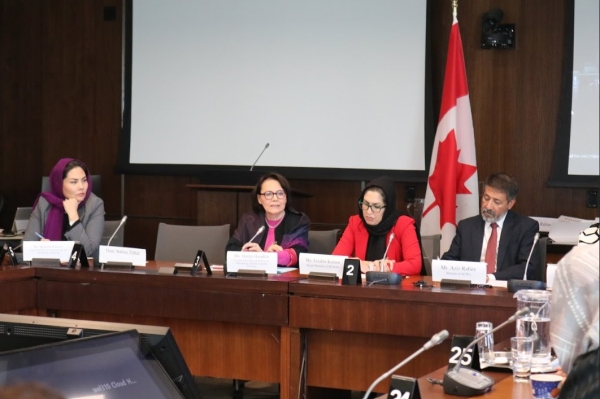 AMBASSADOR SOROOSH PARTICIPATED AND SPOKE AT AN EVENT ON "THE IMPACT OF TALIBAN'S EDICTS ON WOMEN AND GIRLS IN AFGHANISTAN" ORGANIZED BY (WCRAN)