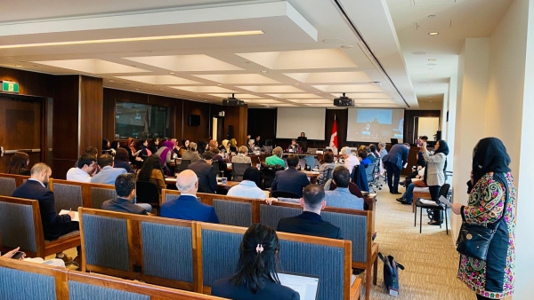 AMBASSADOR SOROOSH PARTICIPATED AND SPOKE AT AN EVENT ON "THE IMPACT OF TALIBAN'S EDICTS ON WOMEN AND GIRLS IN AFGHANISTAN" ORGANIZED BY (WCRAN)