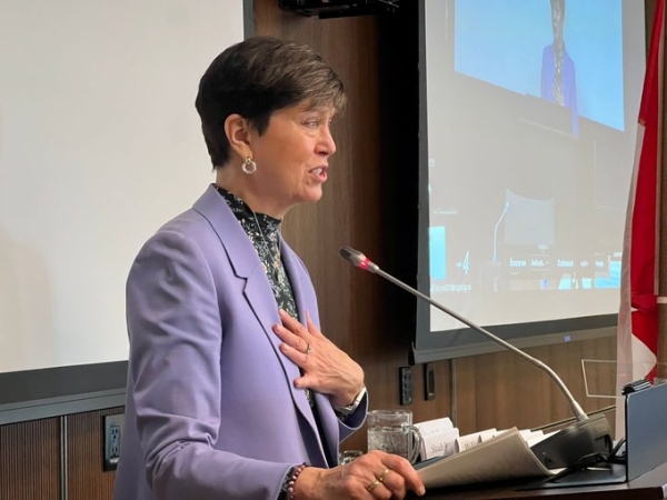 AMBASSADOR SOROOSH PARTICIPATED AND SPOKE AT AN EVENT ON "THE IMPACT OF TALIBAN'S EDICTS ON WOMEN AND GIRLS IN AFGHANISTAN" ORGANIZED BY (WCRAN)