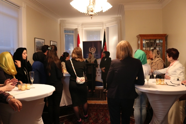 EMBASSY OF AFGHANISTAN IN OTTAWA HOSTED A RECEPTION IN HONOR OF THE PARTICIPANTS OF THE AFGHAN/CANADIAN WOMEN'S SYMPOSIUM