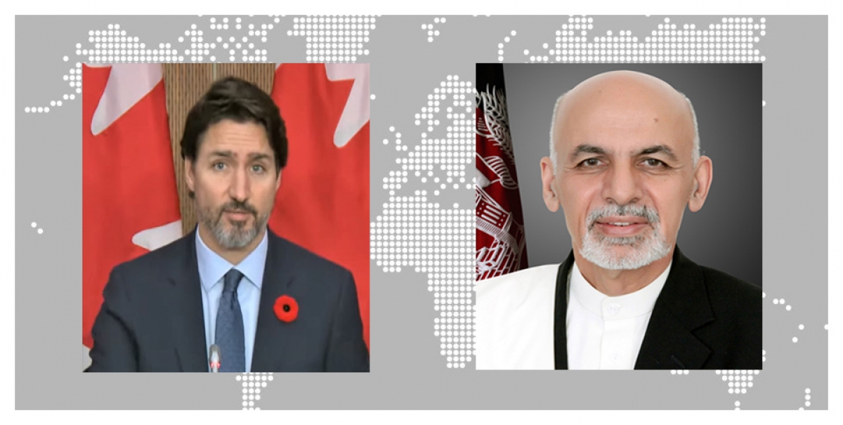 President Ghani Sends a Message of Appreciation to Prime Minister Trudeau